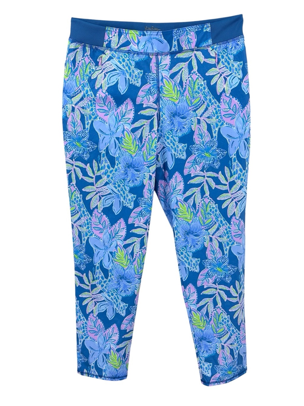 LILLY PULITZER Run Around Pants SPF50+ Macaw Blue